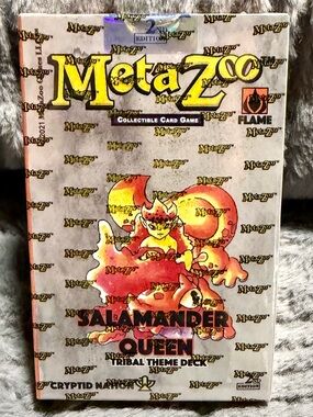 MetaZoo Cryptid Nation: Salamander Queen Tribal Theme Deck (2nd Ed) - Sealed